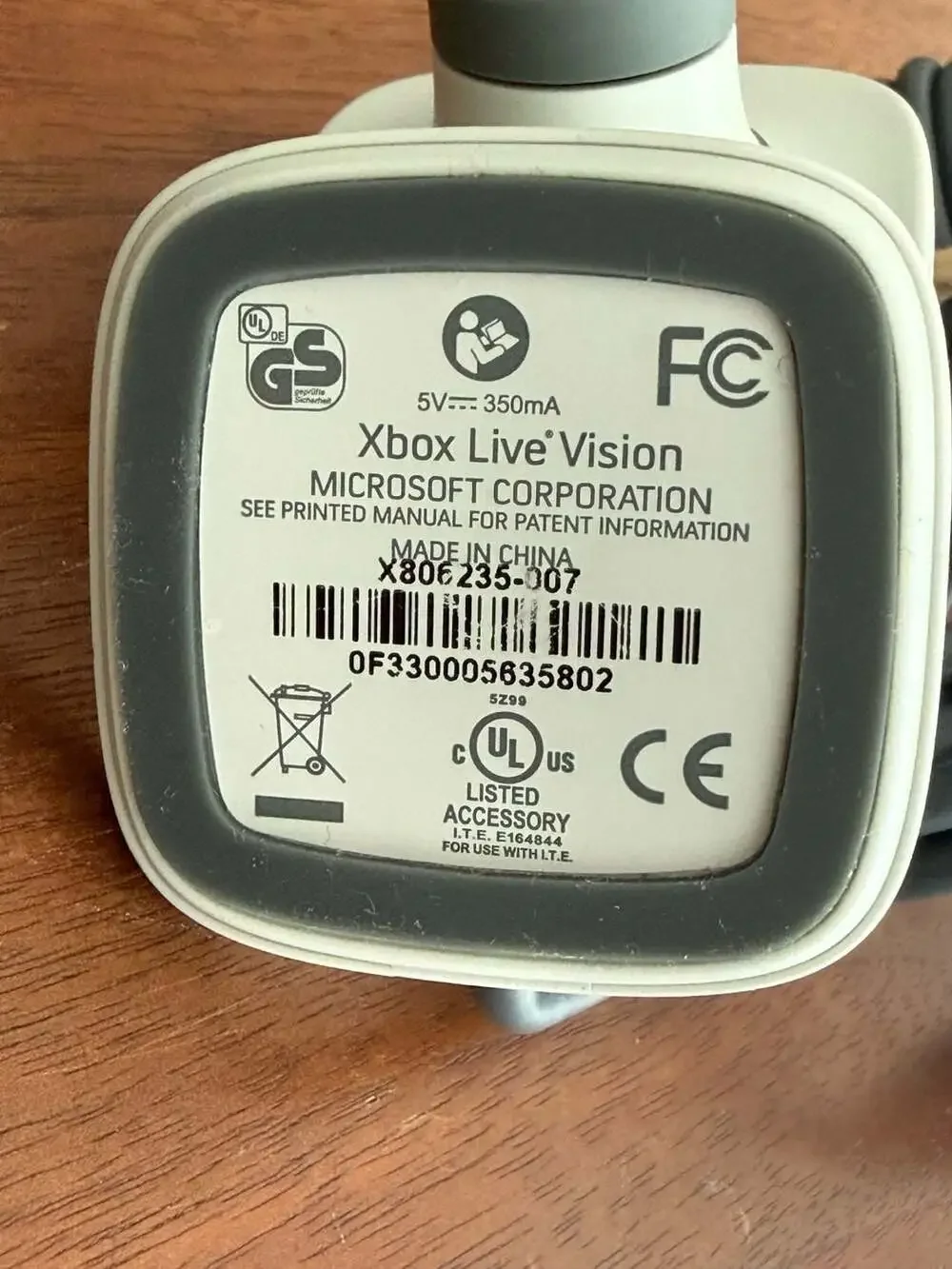 Microsoft Xbox 360 Live Vision Camera USB Webcam OEM